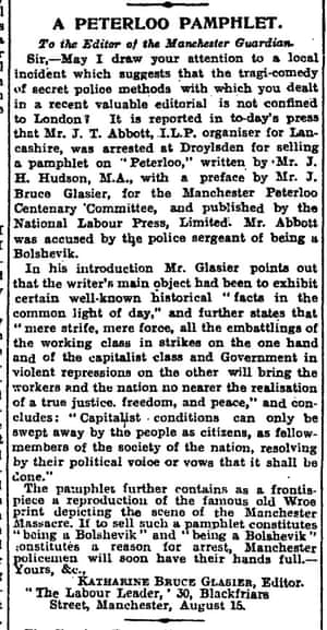 The Guardian, 16 August 1919.