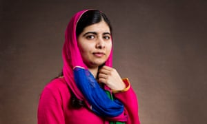 ‘We think of refugees as victims, but they also show us how much courage they have’ … Malala Yousafzai 