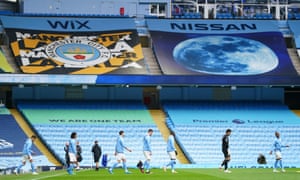Raheem Sterling (right) leads oiut his Manchester City team.