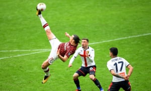 And that’s how it feels to get kicked by Zlatan.