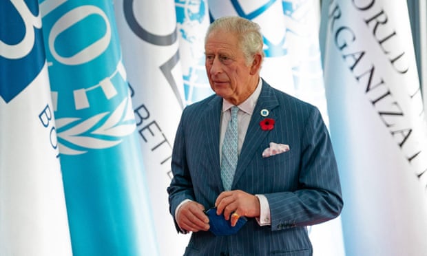 Prince Charles arrives to speak at the G20 summit in Rome