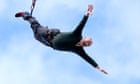 Ed Davey uses bungee jump to hail ‘once-in-a-century election’