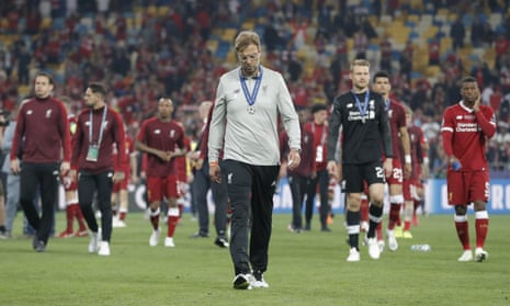Liverpool manager Jurgen Klopp looks lost in his thoughts.
