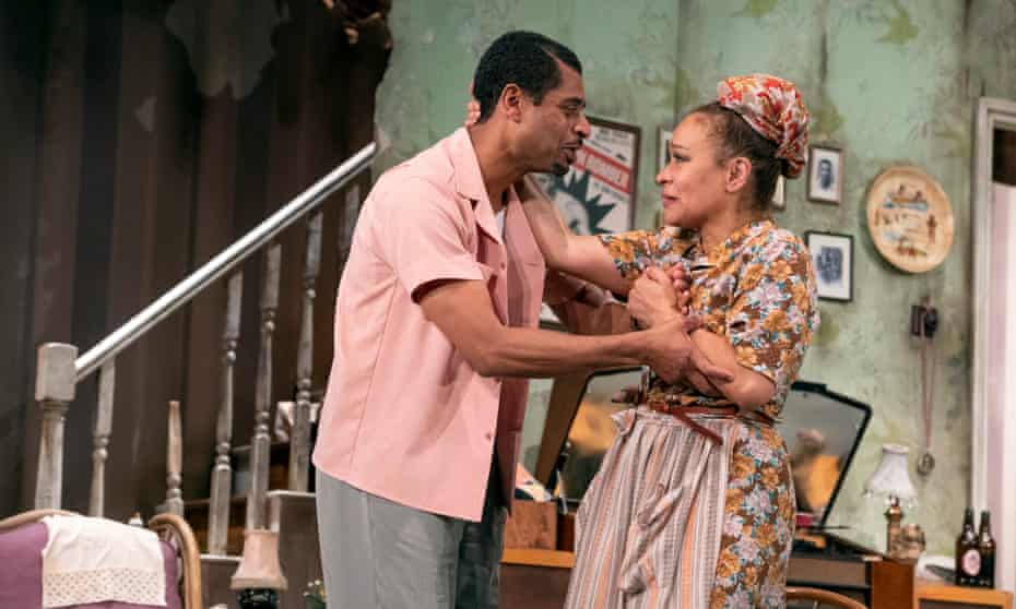 Karl Collins and Martina Laird in Shebeen at Nottingham Playhouse