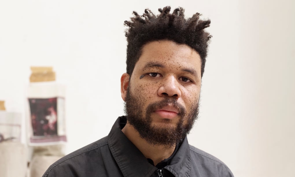 Oscar Murillo in his studio in Tottenham, north London: ‘It can be too easy to say that being a migrant is a key to identity.’ Photograph: Suki Dhanda/The Observer