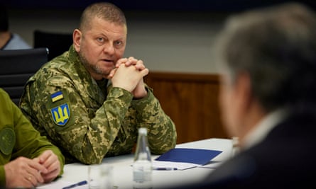 Commander-in-chief of the Ukrainian armed forces, Valerii Zaluzhnyi