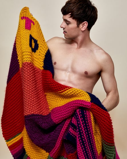 Tom Daley with blanket