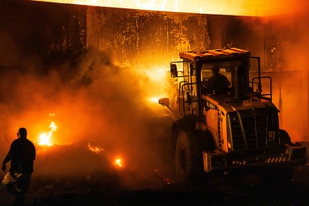 Fire destroys parliament building in the Marshall Islands.