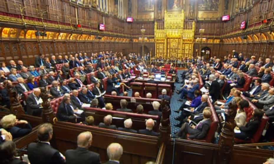 A packed House of Lords