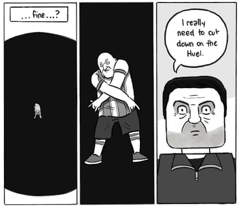 David Squires cartoon on the FA Cup quarter finals in 2026, panel 2