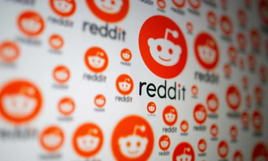 Reddit logo on white background