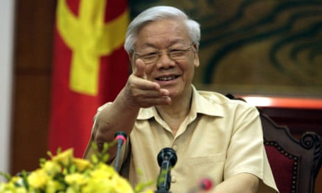 Vietnamse Communist party general secretary Nguyen Phu Trong