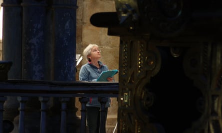 Dr Jennifer Alexander conducted a stone-by-stone analysis in the cathedral of Santiago de Compostela.