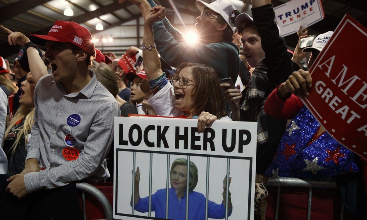 Trump Drops Repeated Threat To Jail Clinton She Went Through A Lot Donald Trump The Guardian Trump Drops Repeated Threat To Jail Clinton She Went Through A Lot Donald Trump The Guardian