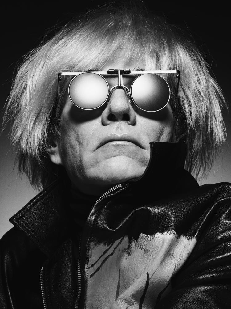 A photograph of Andy Warhol by Albert Watson