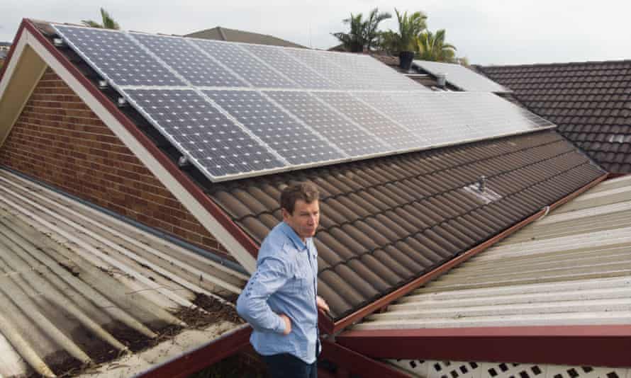 Michael Streatfeild at his home in West Hoxton, western Sydney, Australia