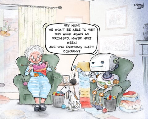 Samuel Ojo on the future of technology and basic human needs – cartoon, panel 1