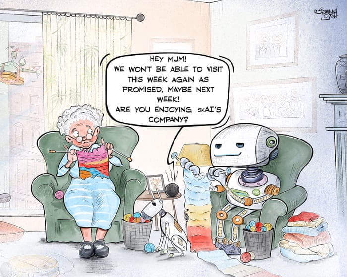 Samuel Ojo on the future of technology and basic human needs – cartoon
