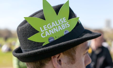 Legalise cannabis demonstrator