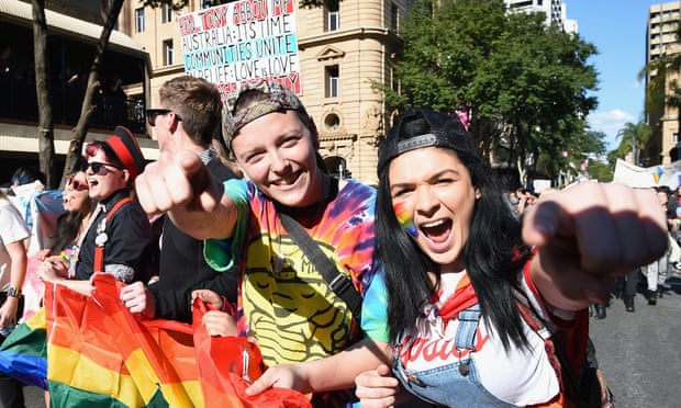 Same-sex Marriage rally in Brisbane in August 2015