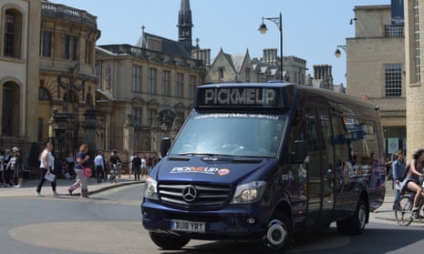 Pick Me Up – bus service on demand in Oxford