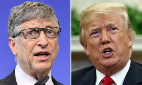 Composite showing Bill Gates and Donald Trump
