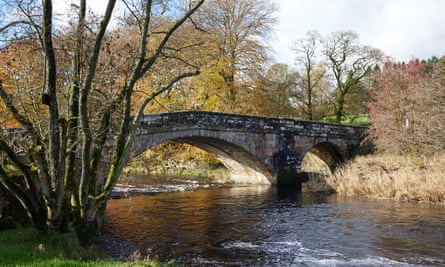 A bridge over the River Hodder.