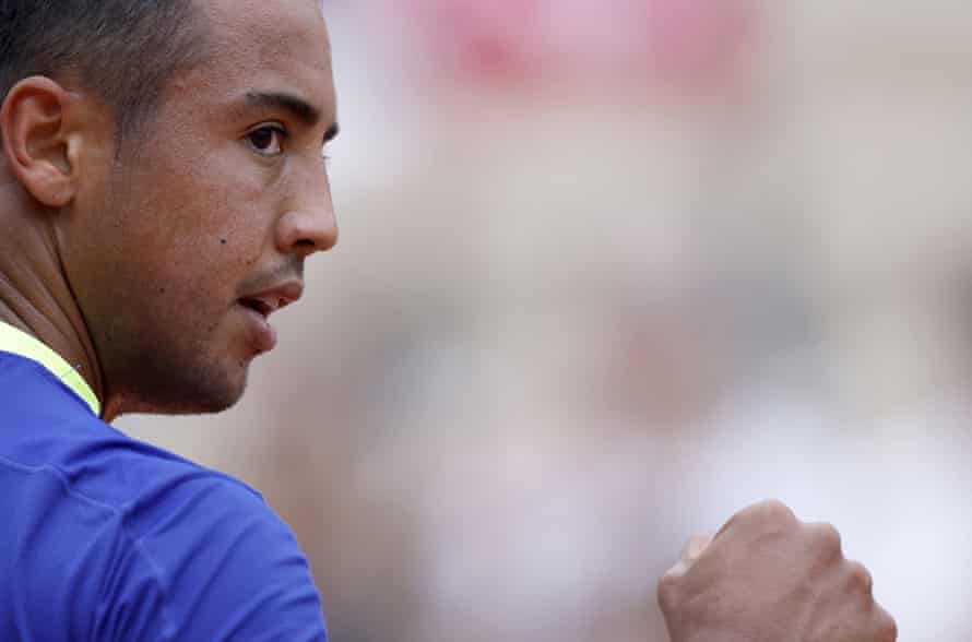 Hugo Dellien is a break and a set up.