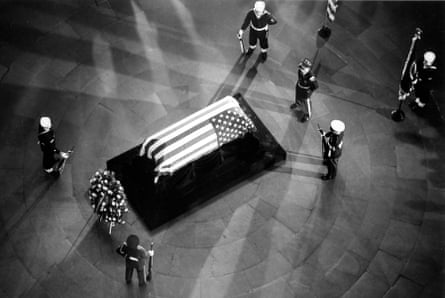 John F Kennedy’s funeral was held in Washington DC on 25 November 1963.