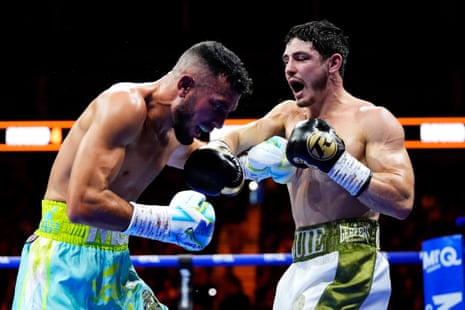 Louie O'Doherty throws punches at Michael Gomez Jr.