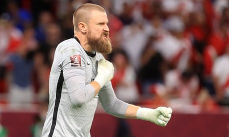 Australian goalkeeper Andrew Redmayne dances Socceroos into World Cup finals