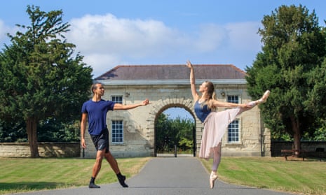 Artists of the Royal Ballet Joseph Aumeer and Charlotte Tomkinson in the grounds of Cusworth Hall in Doncaster, as The Royal Ballet and Doncaster Council prepare ahead of Doncaster Dancing, a community engagement programme 