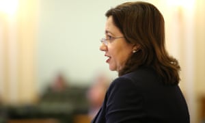 The Queensland premier Annastacia Palaszczuk