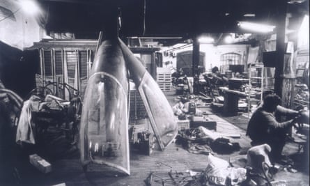 Stephen Cripps in his Butler’s Wharf studio, c 1977