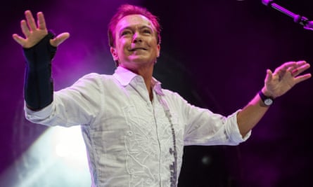 David Cassidy on stage in Birmingham