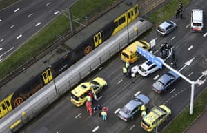 Aerial view of the scene in Utrecht