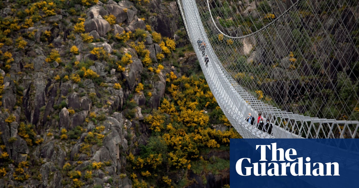 World’s longest pedestrian suspension bridge opens in Portugal