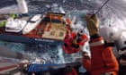 Twelve crew rescued from cargo ship adrift in huge seas off Norway
