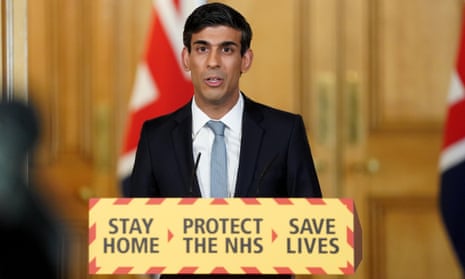 Chancellor Rishi Sunak at the Downing Street press conference in April.
