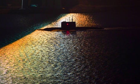 A Russian submarine in Vladivostok in November last year.