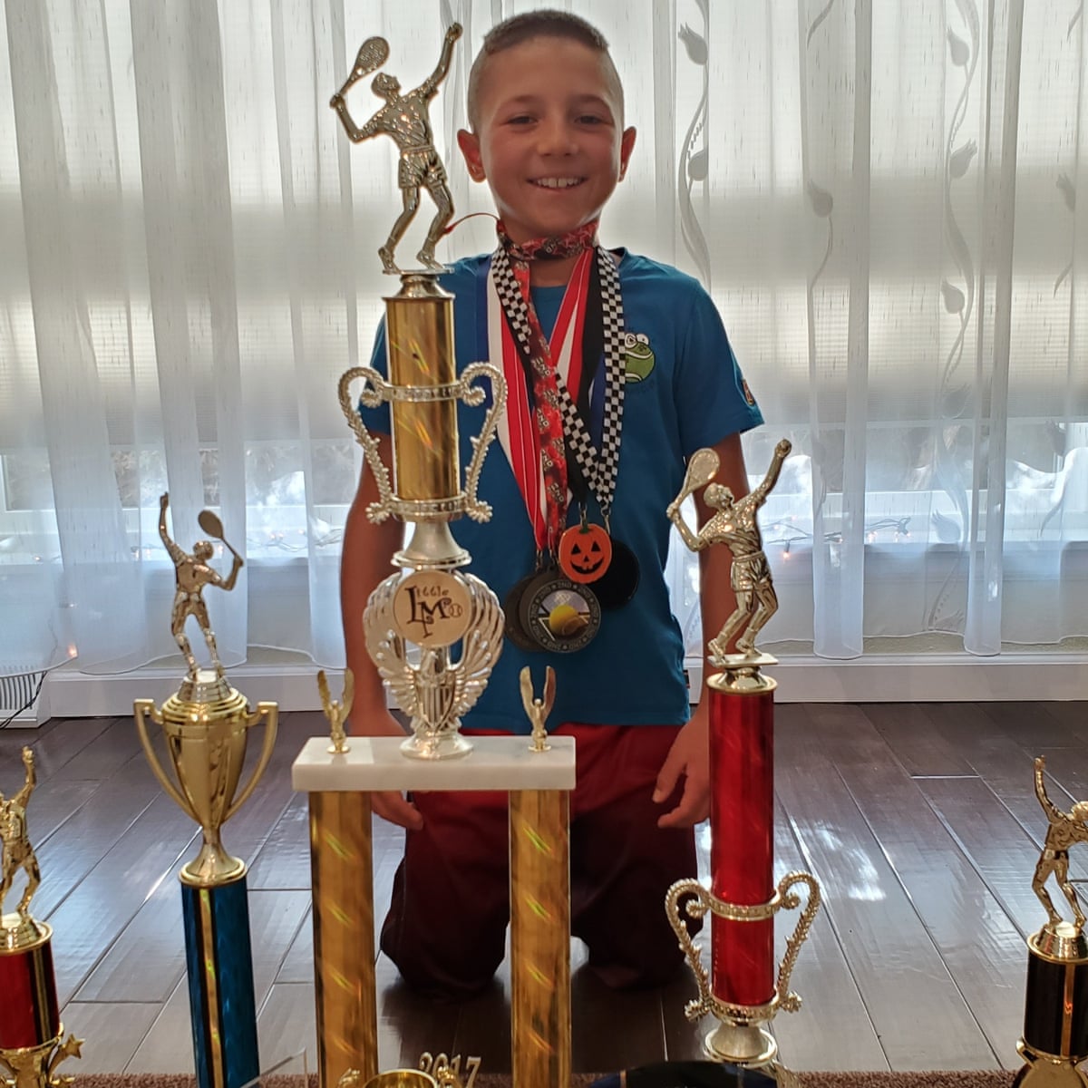 Teo Davidov The Ambidextrous Youth Tennis Star Who Doesn T Hit Backhands Tennis The Guardian