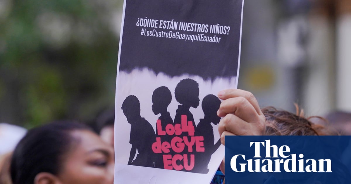 Ecuador confirms incinerated bodies belong to missing 'Guayaquil Four' boys