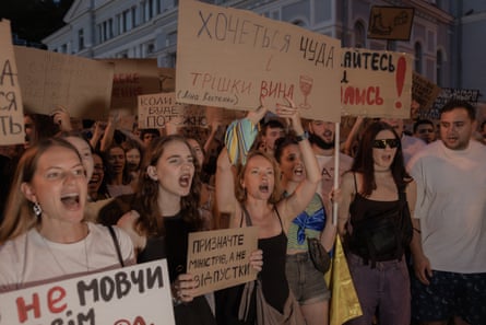 Protesters in Ukraine