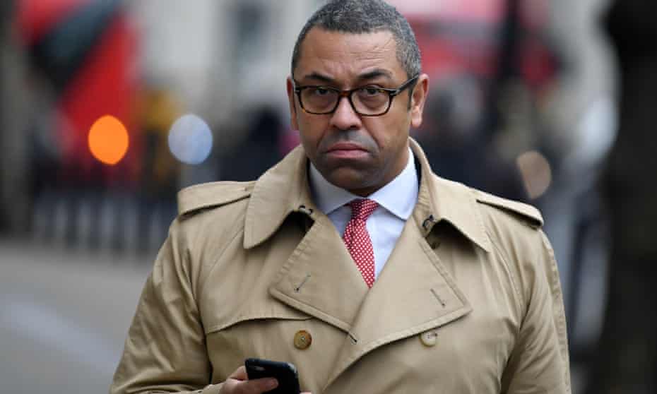 The Foreign Office minister James Cleverly had a Parler account.