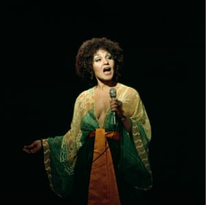Cleo Laine performs live on stage in April 1974