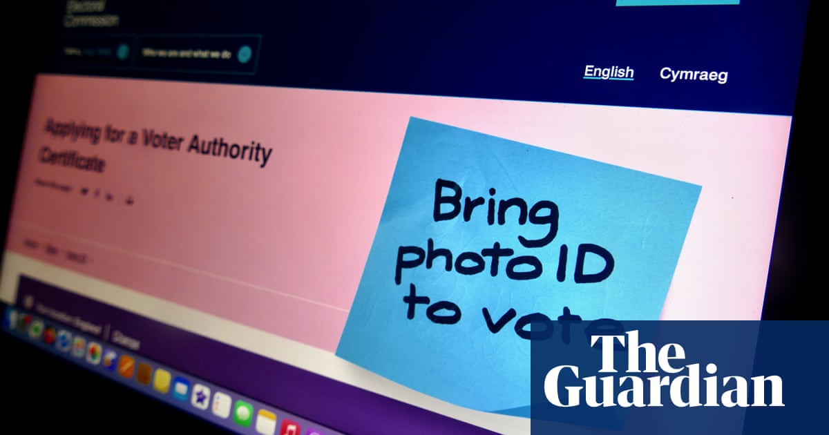 Only 10,000 people in UK have applied for government-issued voter ID