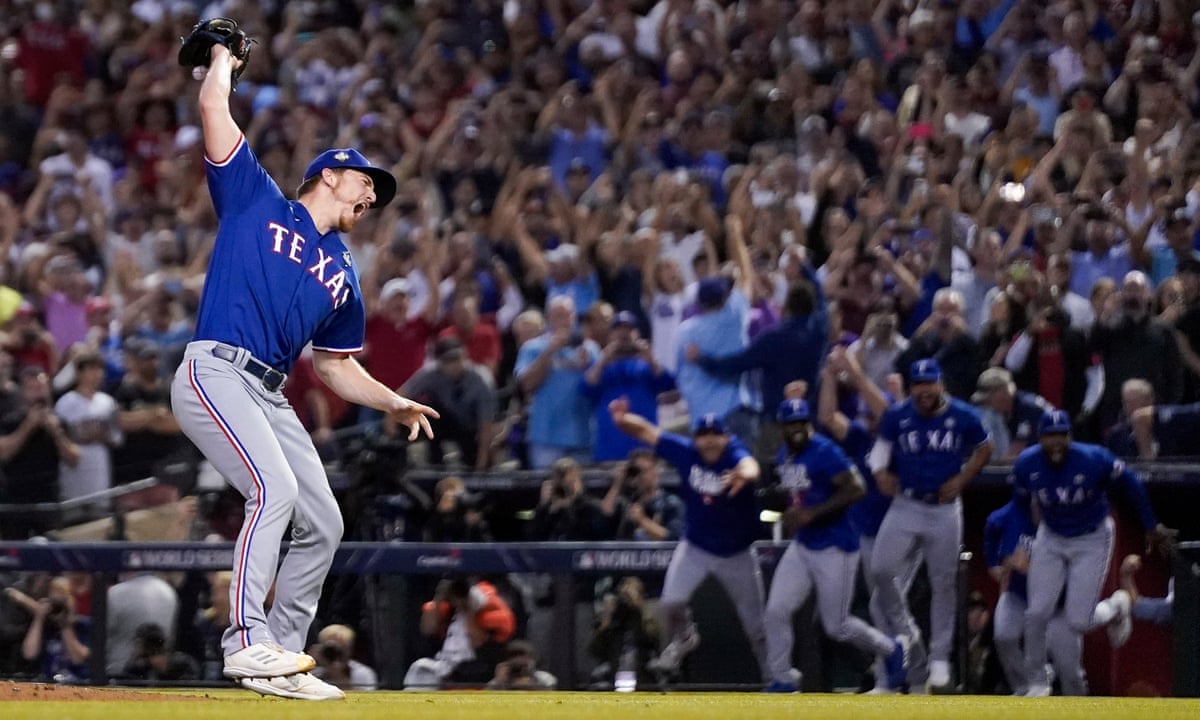 Texas Rangers win first World Series title in club's 63-year history | World Series | The Guardian