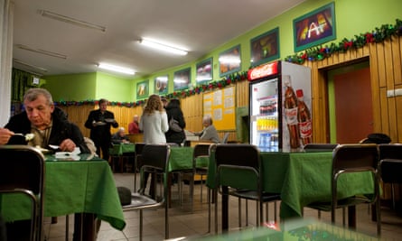 An older-style state-subsidised milk bar in Warsaw serving up cheap, nutritional food.