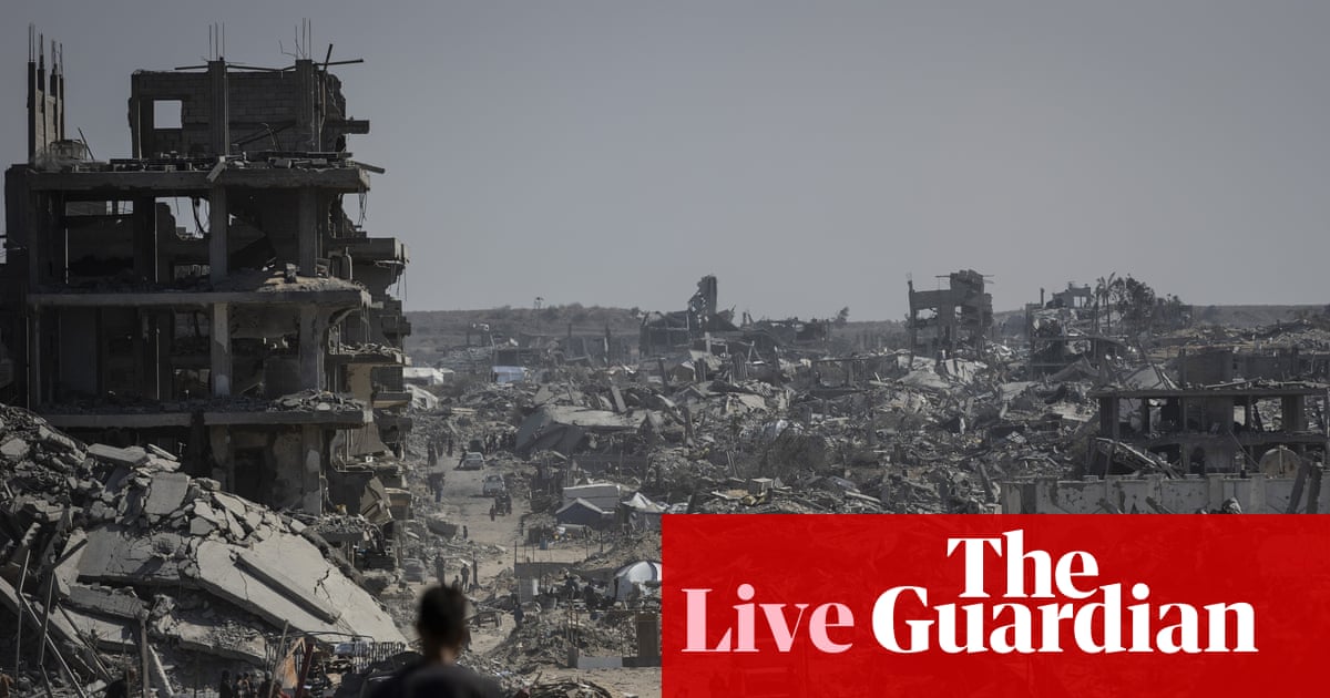 Infectious diseases in Gaza ‘spiralling out of control’, says WHO – as it happened
