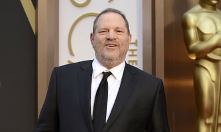 Should we stop watching films he funded? … Harvey Weinstein, who is now in jail, arriving at the Oscars in 2014.